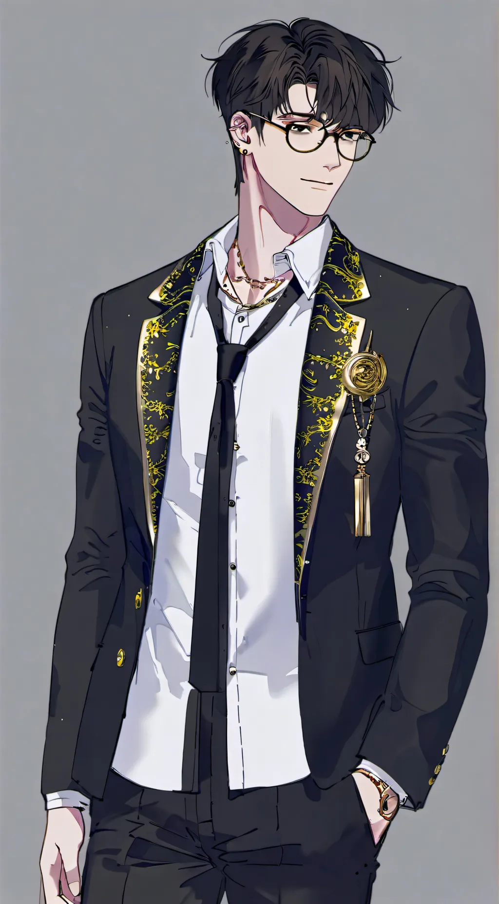 ai character: Okarun background