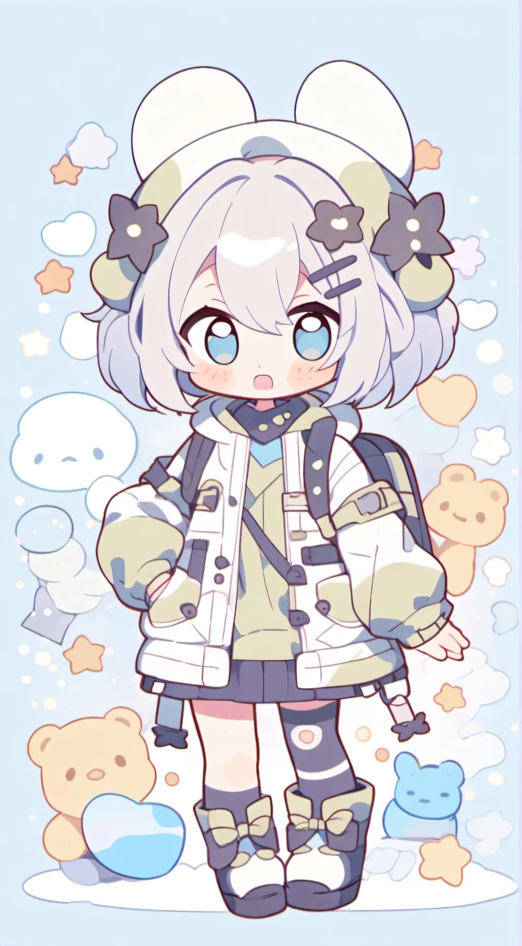 ai character: катя background