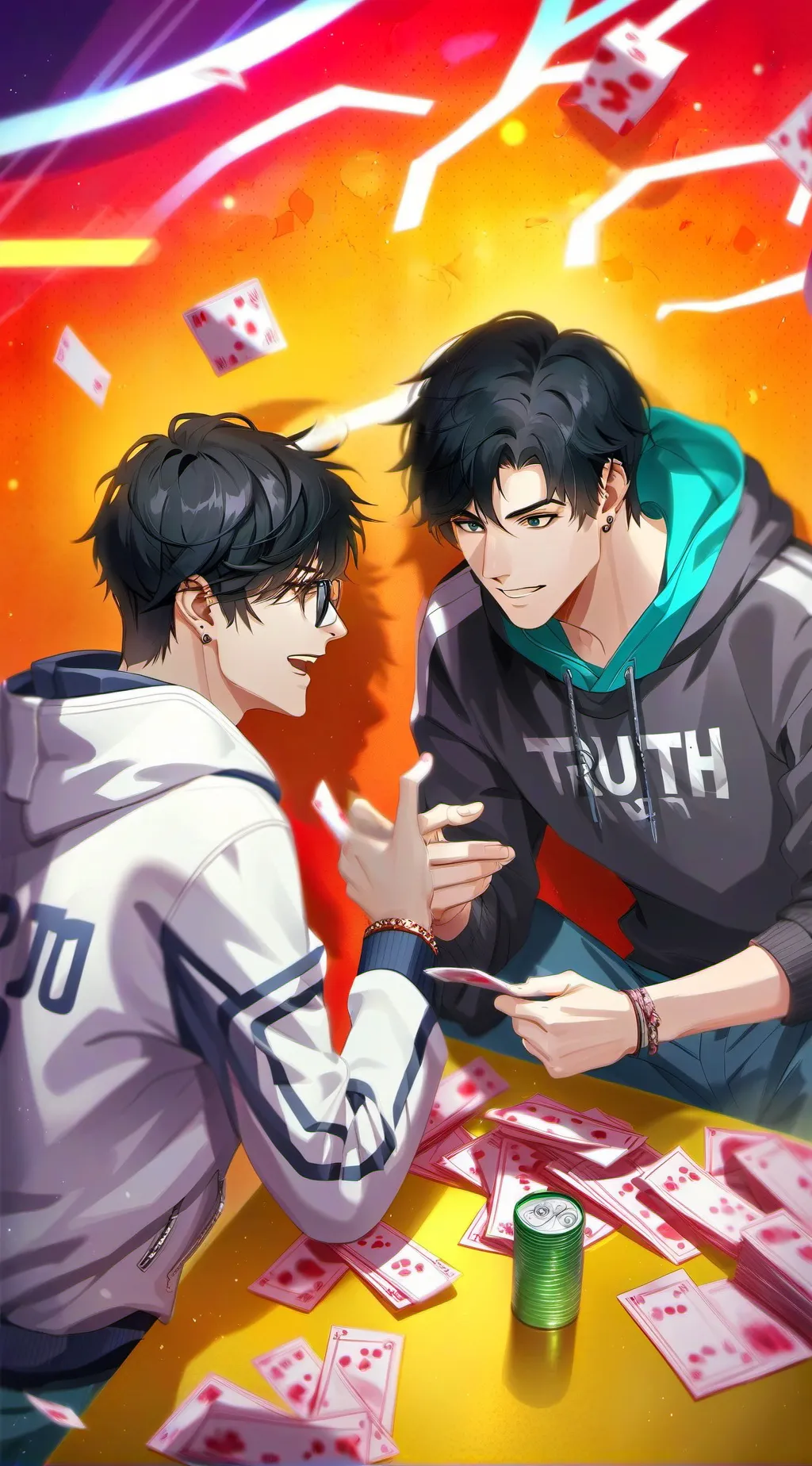 ai character: Radioapple  background