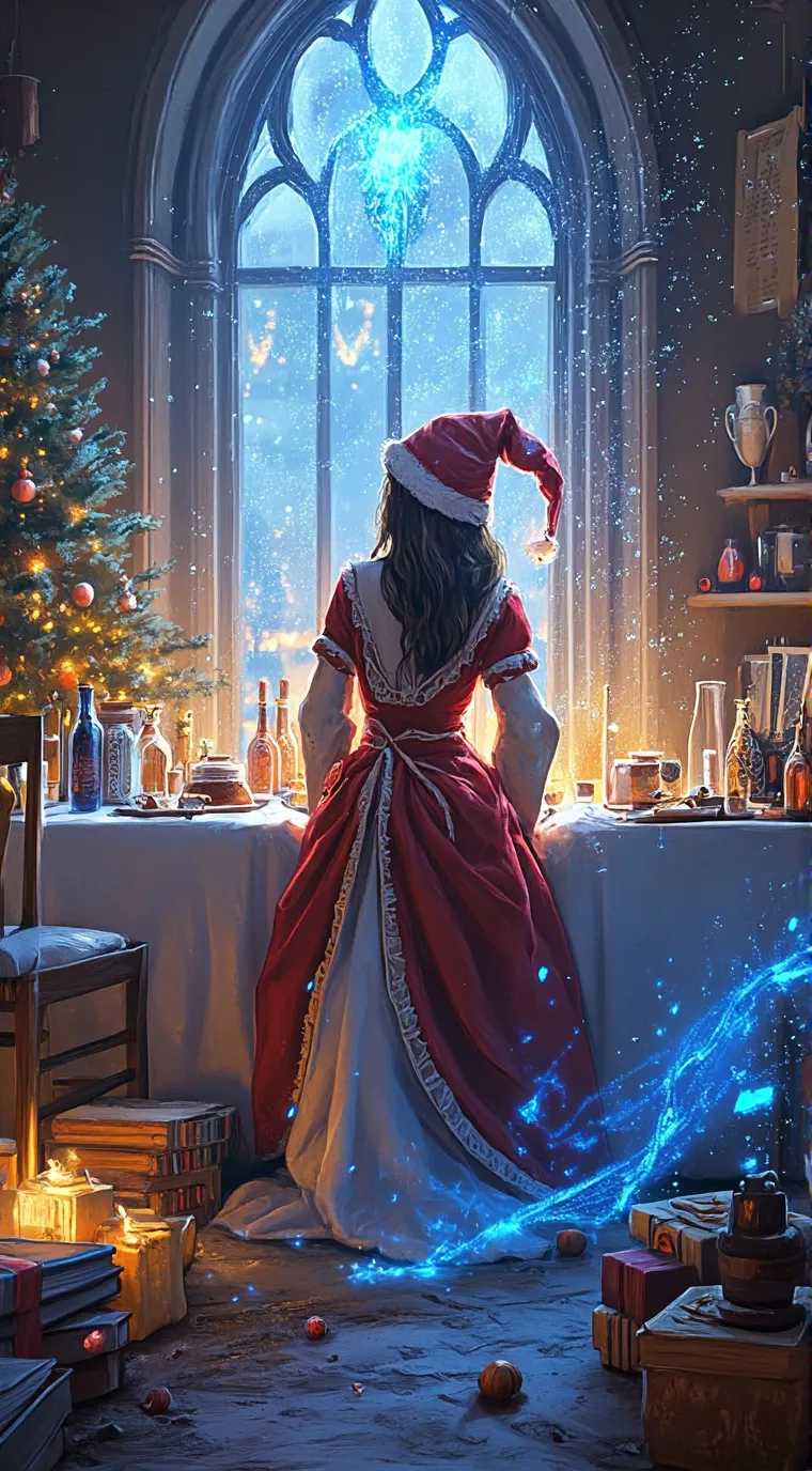 ai character: mamãe noel background