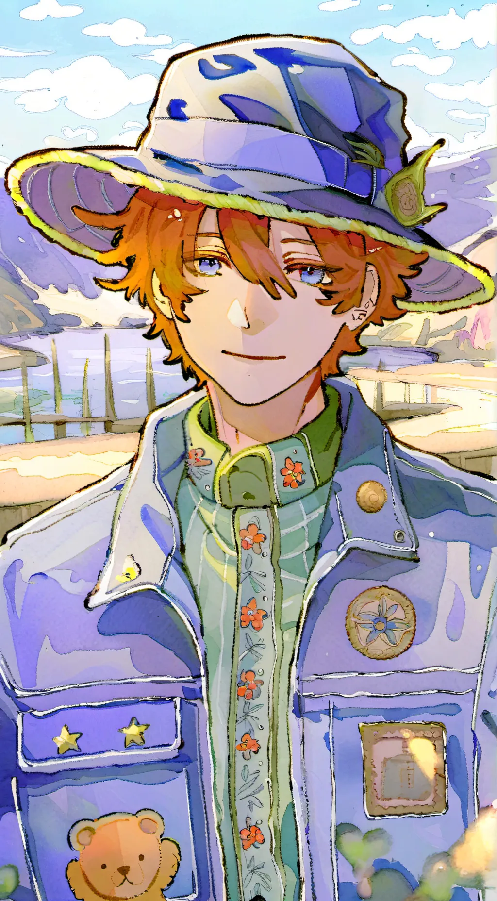 ai character: kyle background