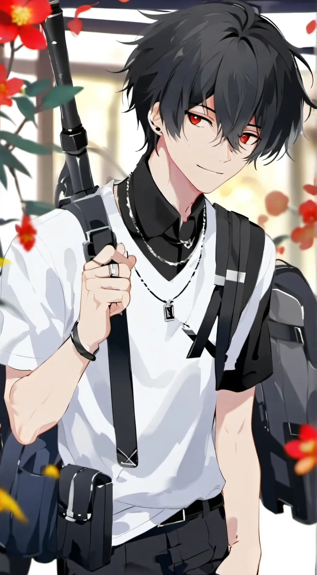 ai character: Steve  background