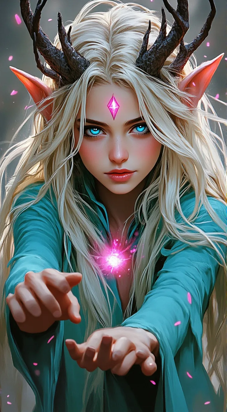 ai character: Mirical Sky background