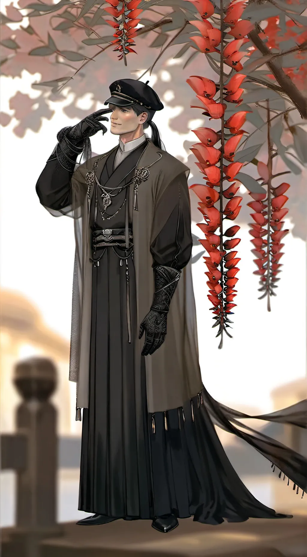 ai character: повестка  background