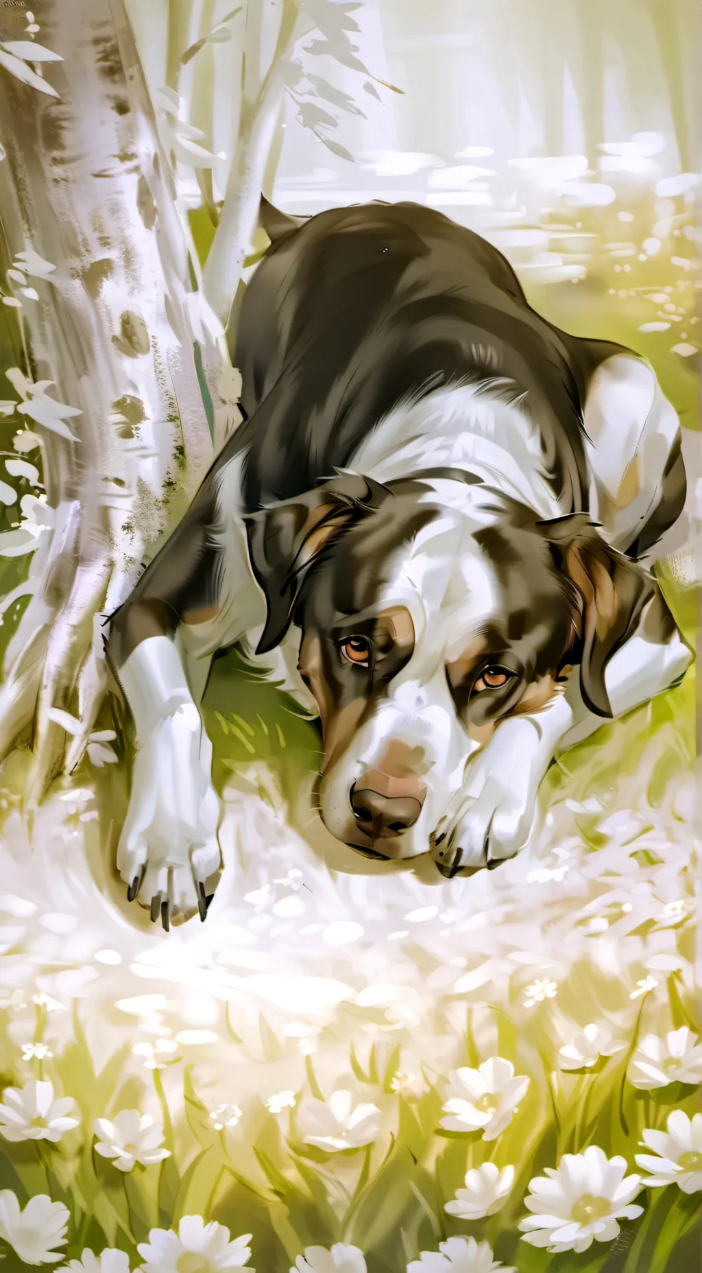 ai character: DS birthday background