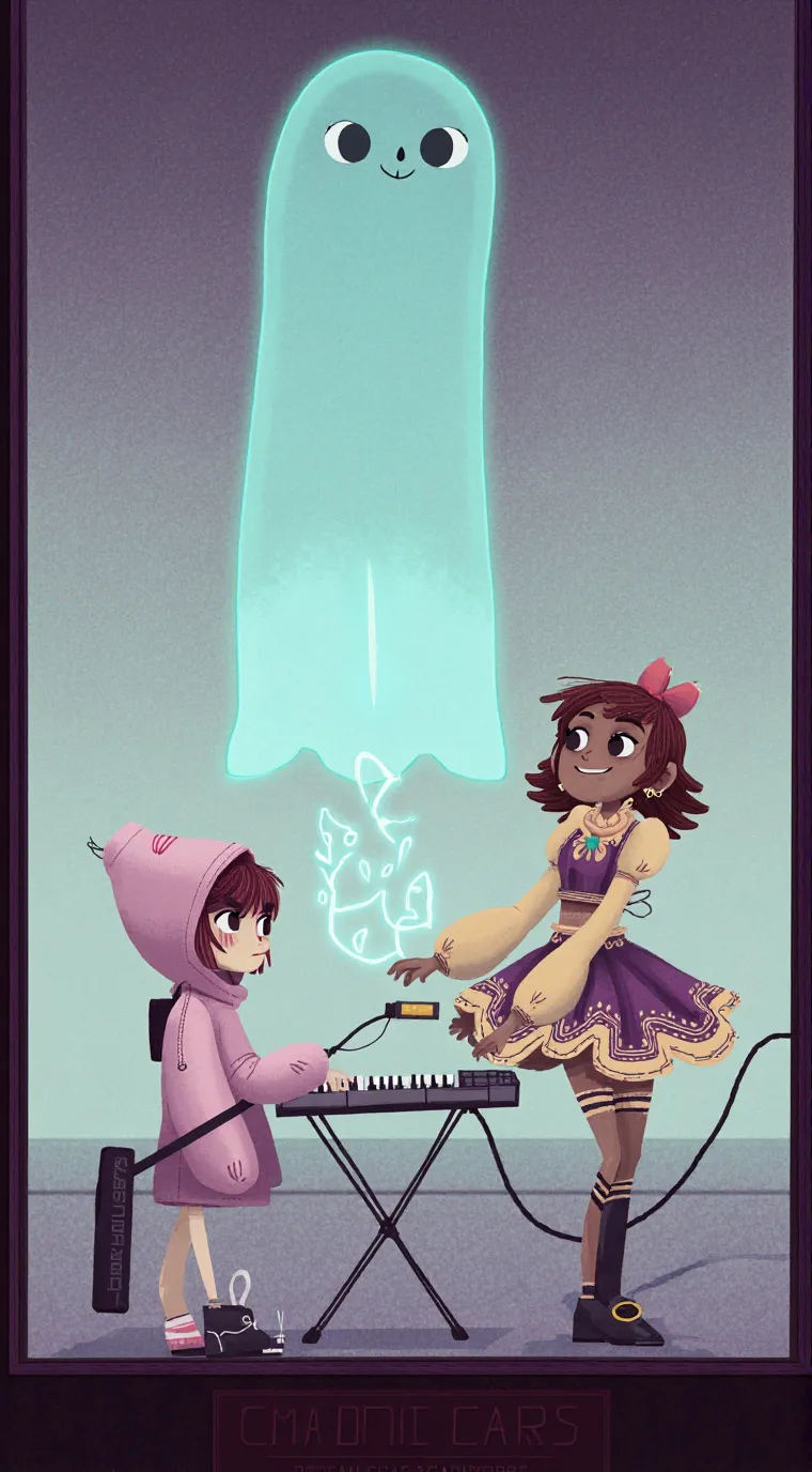 ai character: Scrachin' melody💅 background