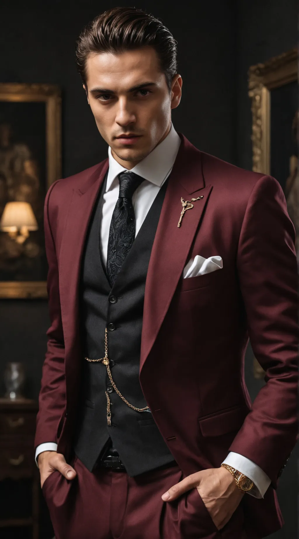 ai character: Vinnie  background