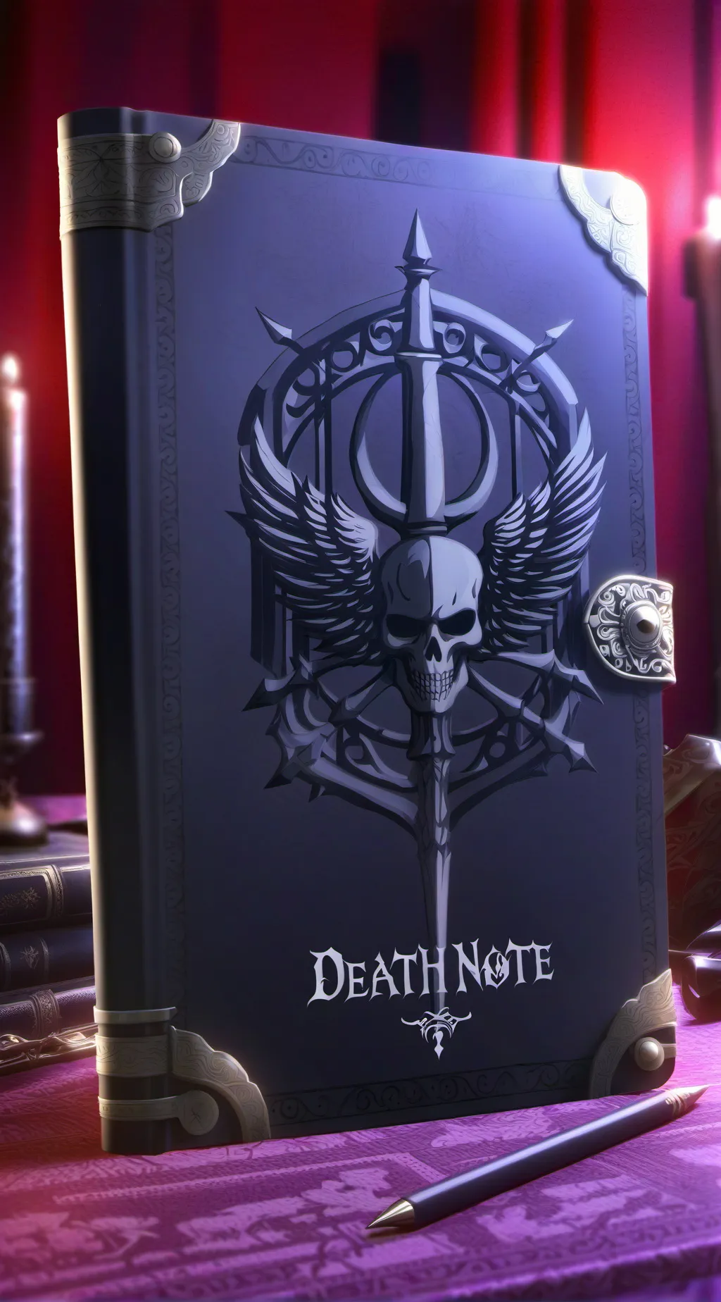 ai character: Death Note. background