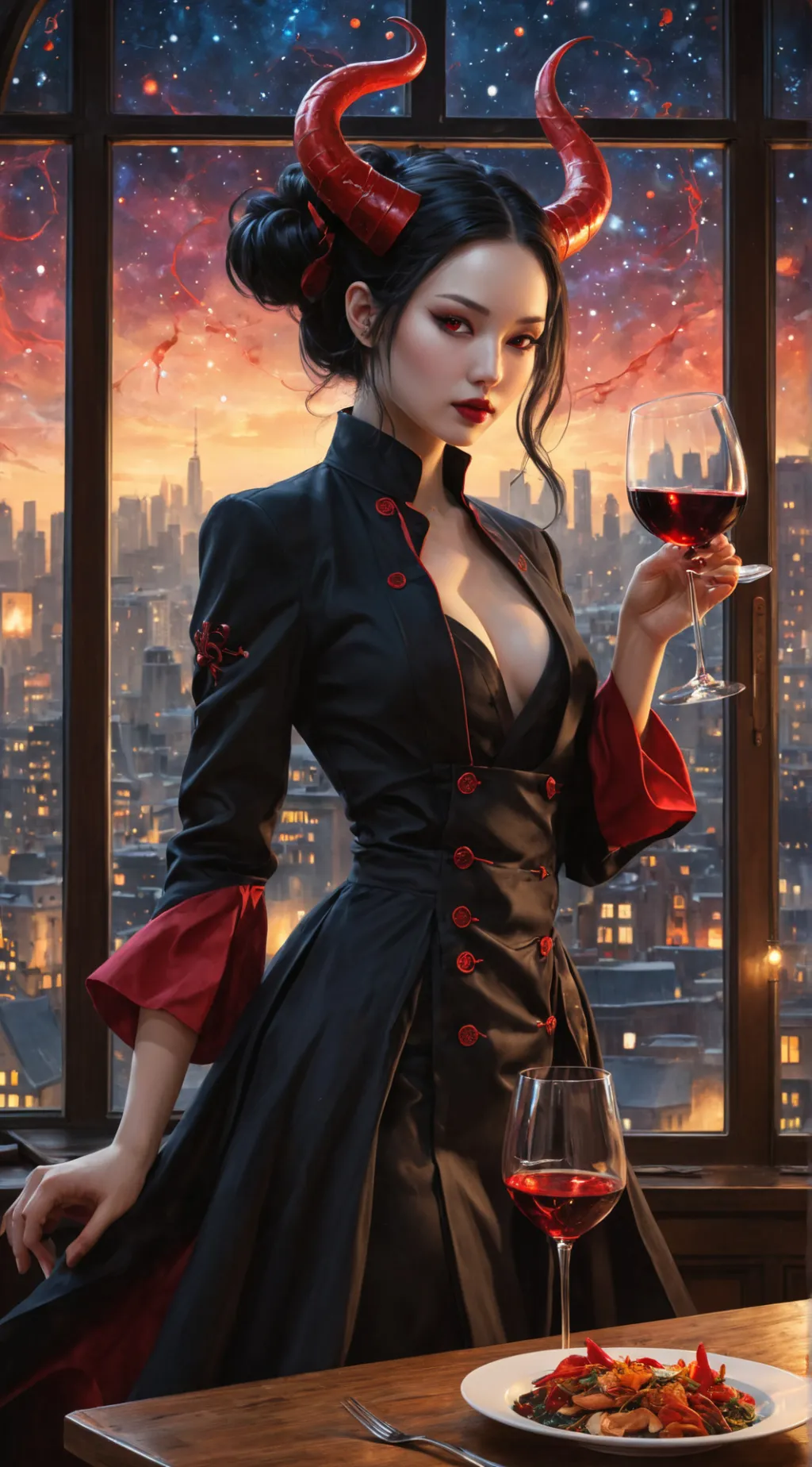 ai character: Raven background