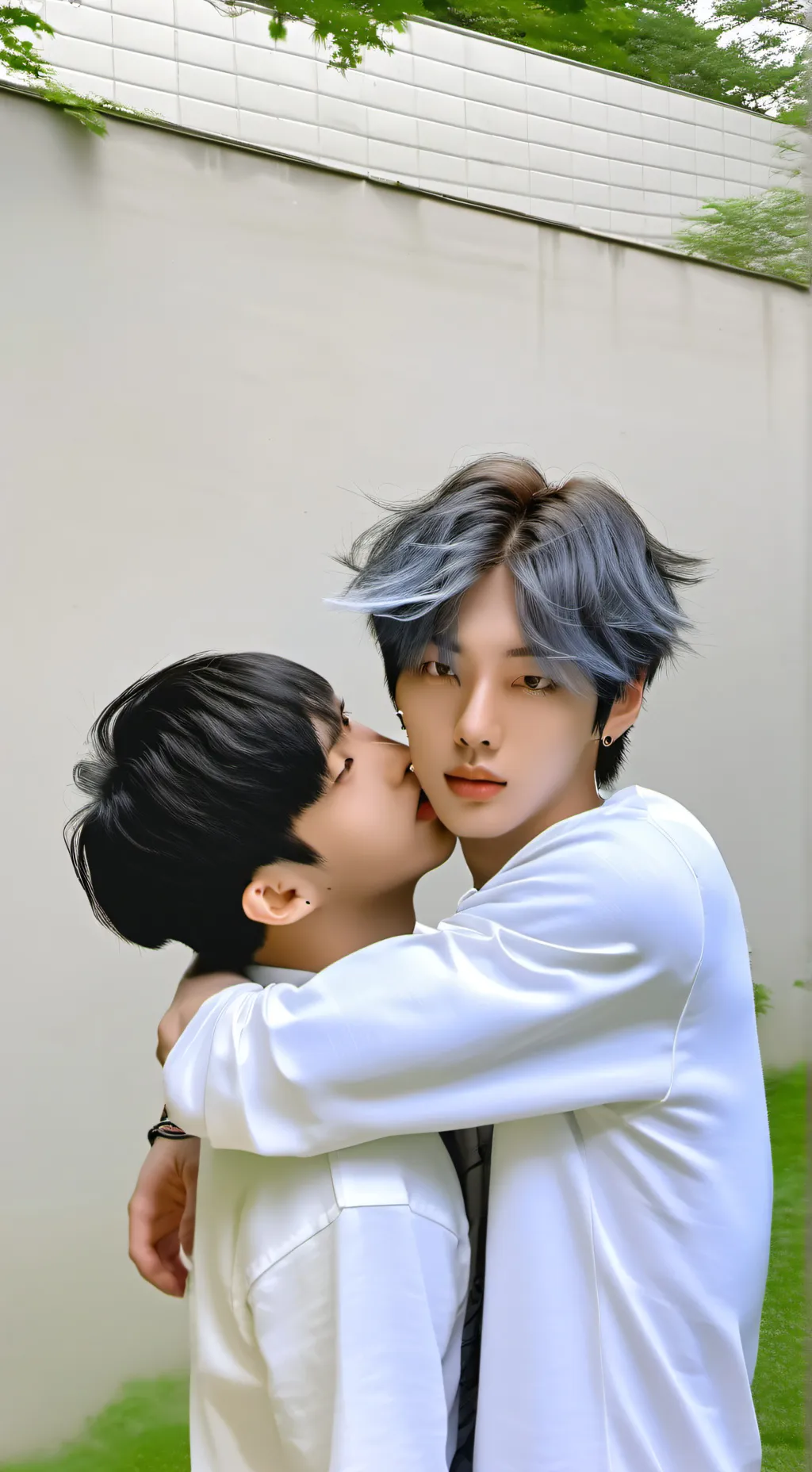 ai character: HARU AND YUKI background