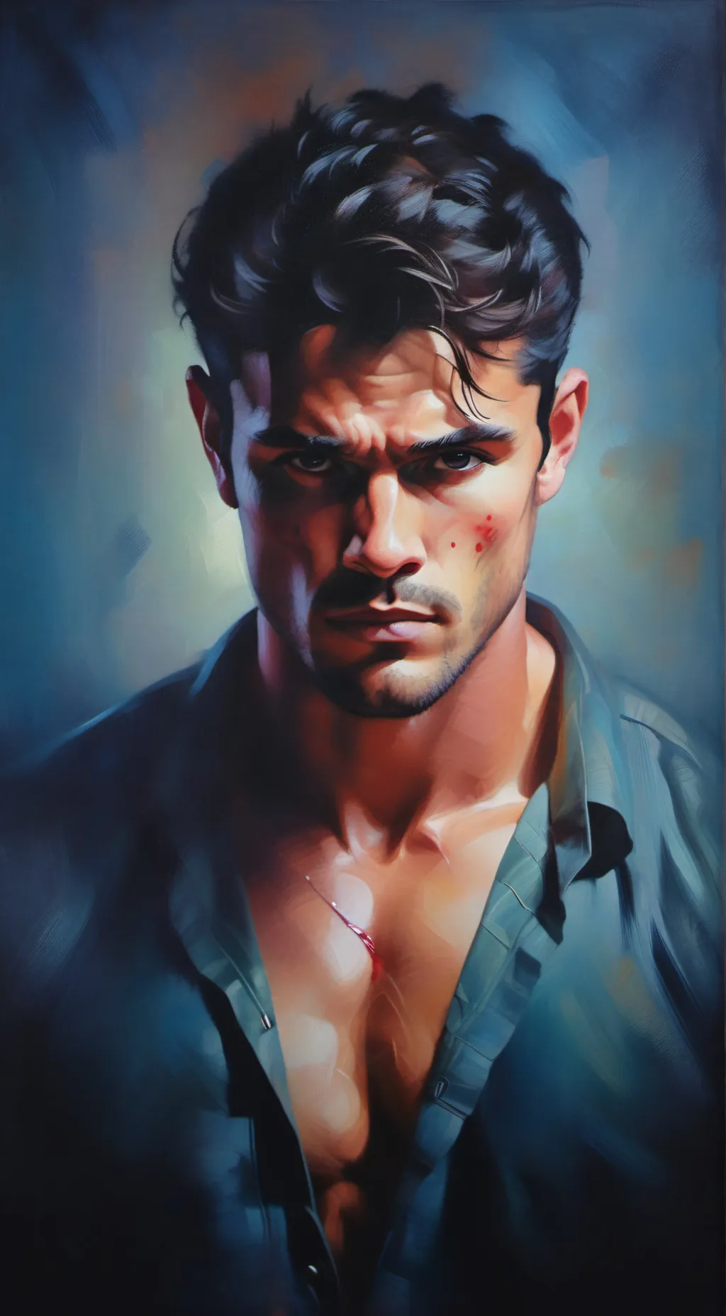 ai character: Aaron  background