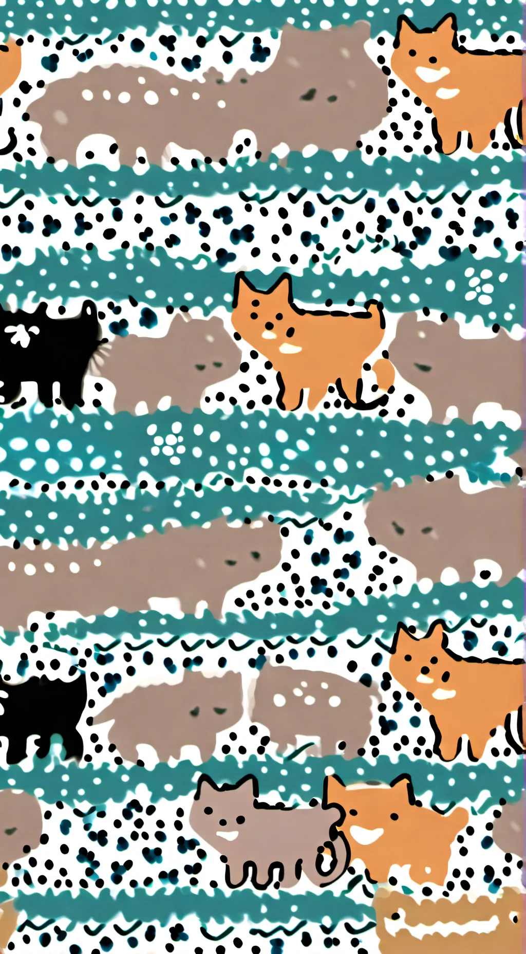 ai character: EMOJI CAT!<3 background