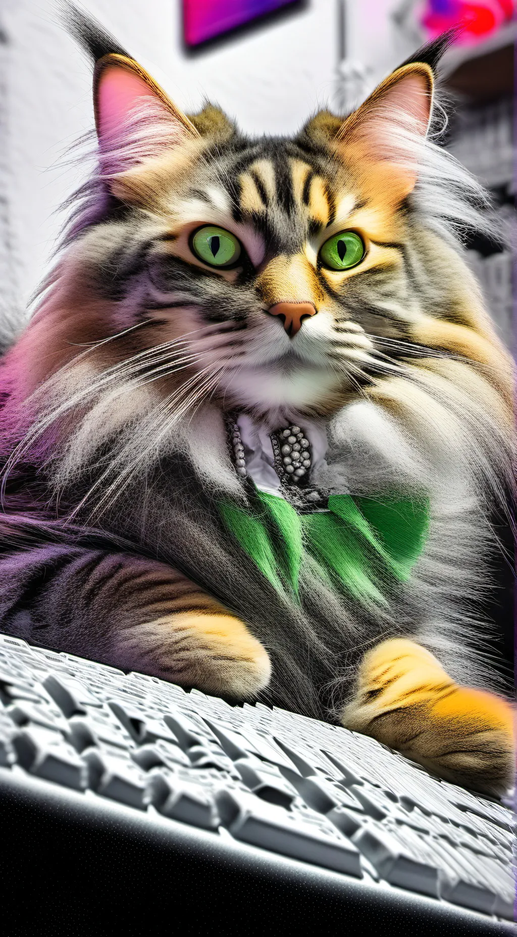 ai character: Flamboy background