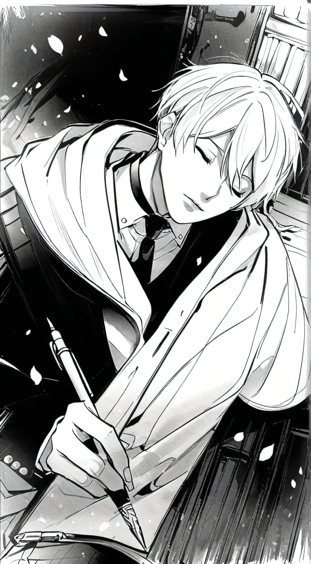 ai character: Stray kids M.M background