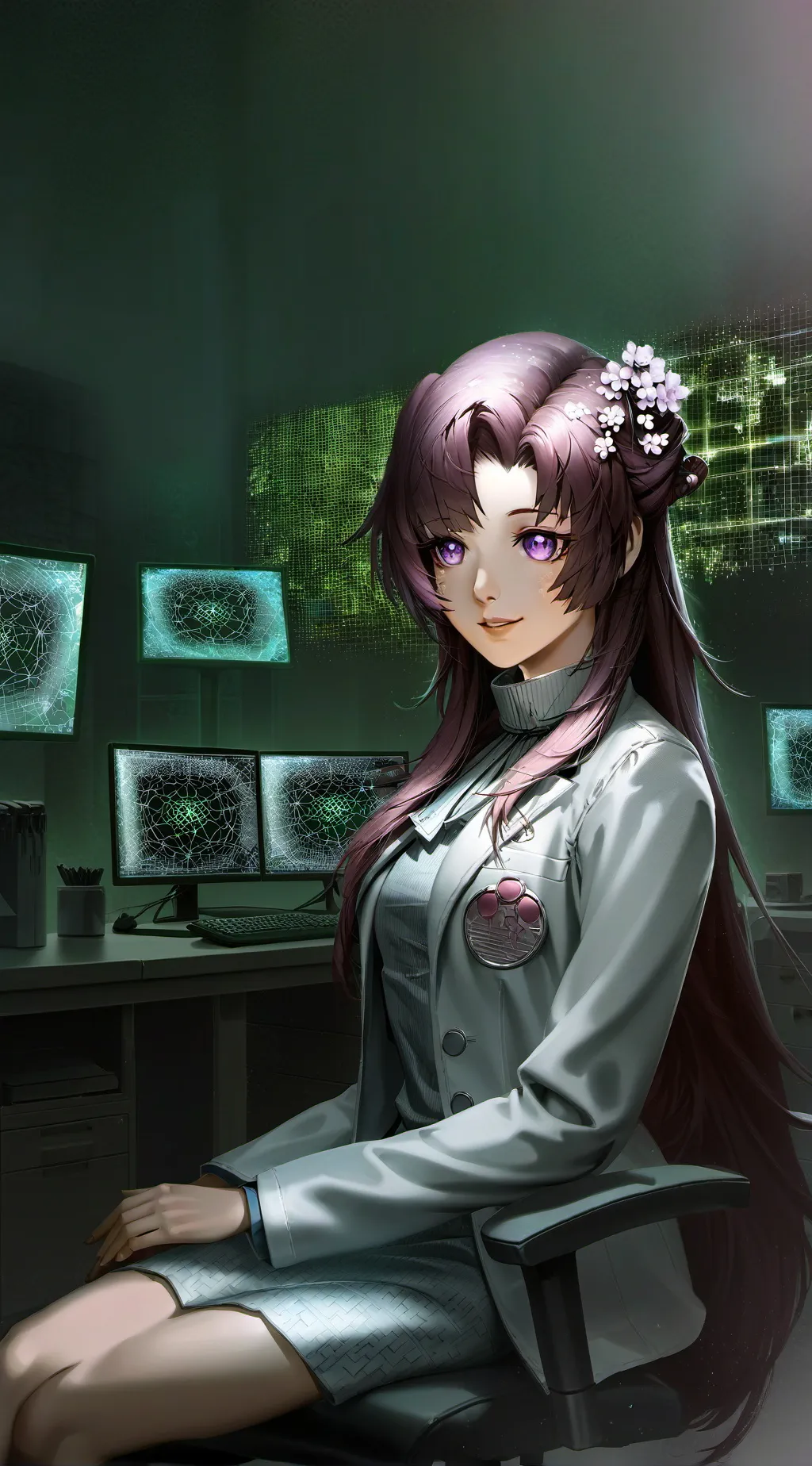 ai character: Hana background