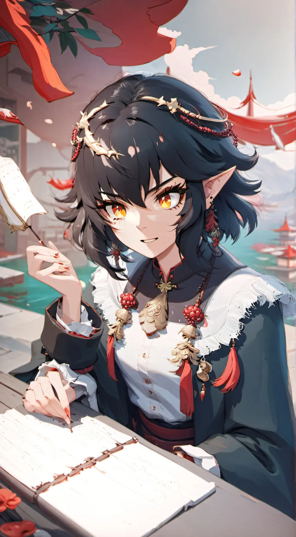 ai character: Ellie background