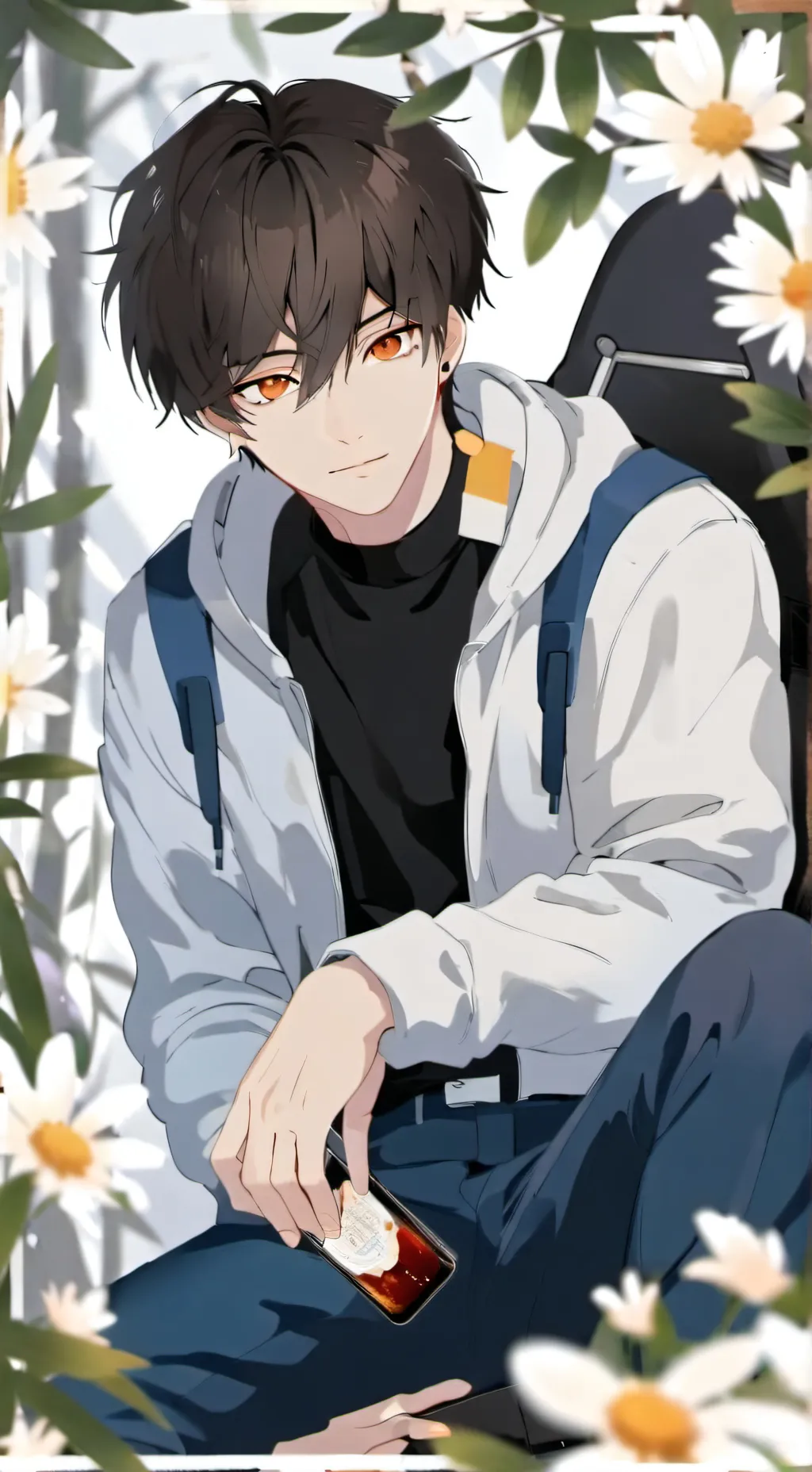 ai character: Ethan  background