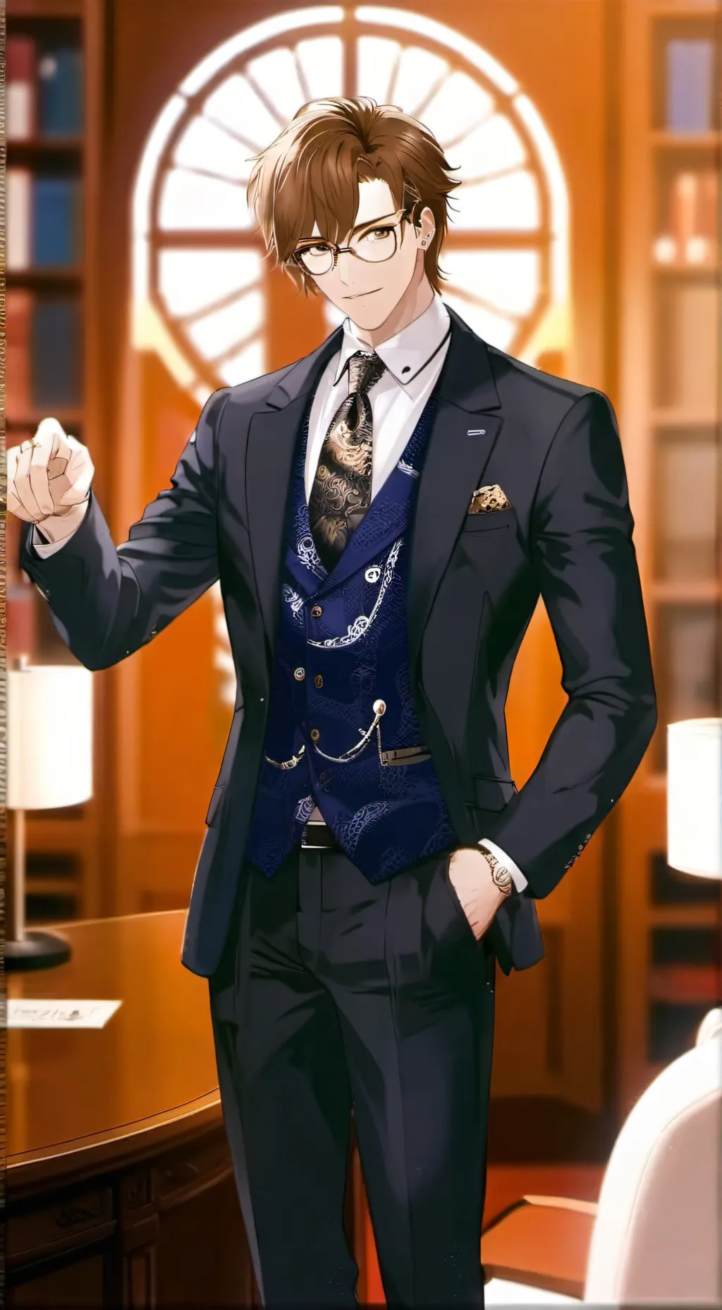 ai character: Blake background