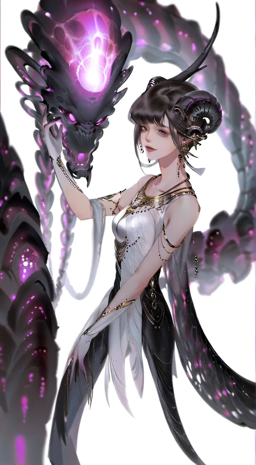 ai character: Luna background