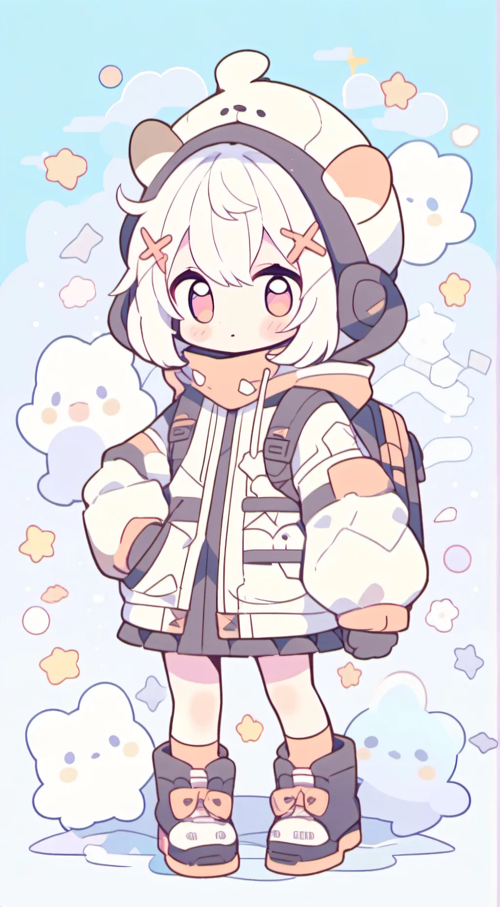 ai character: Лана background