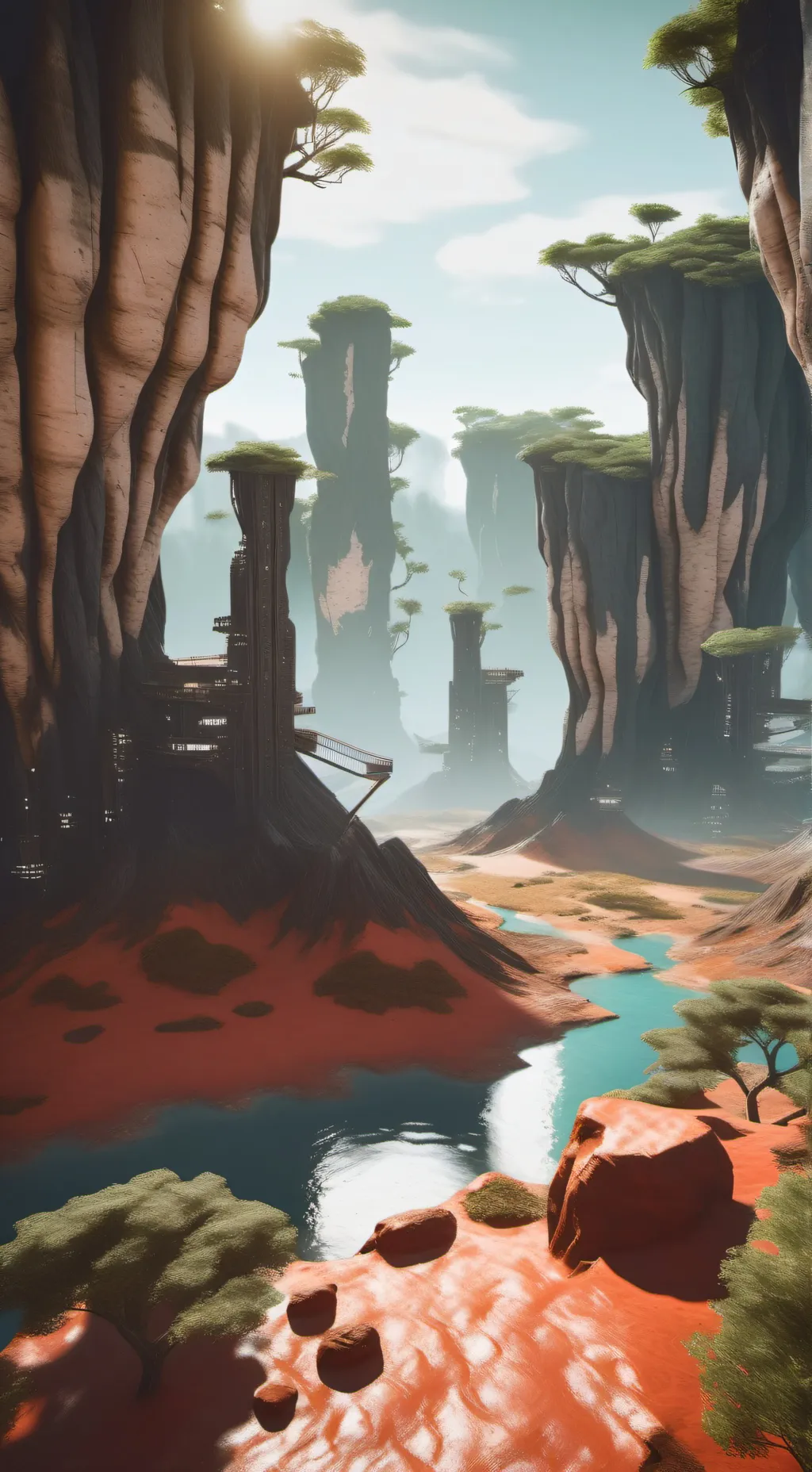 ai character: New world background