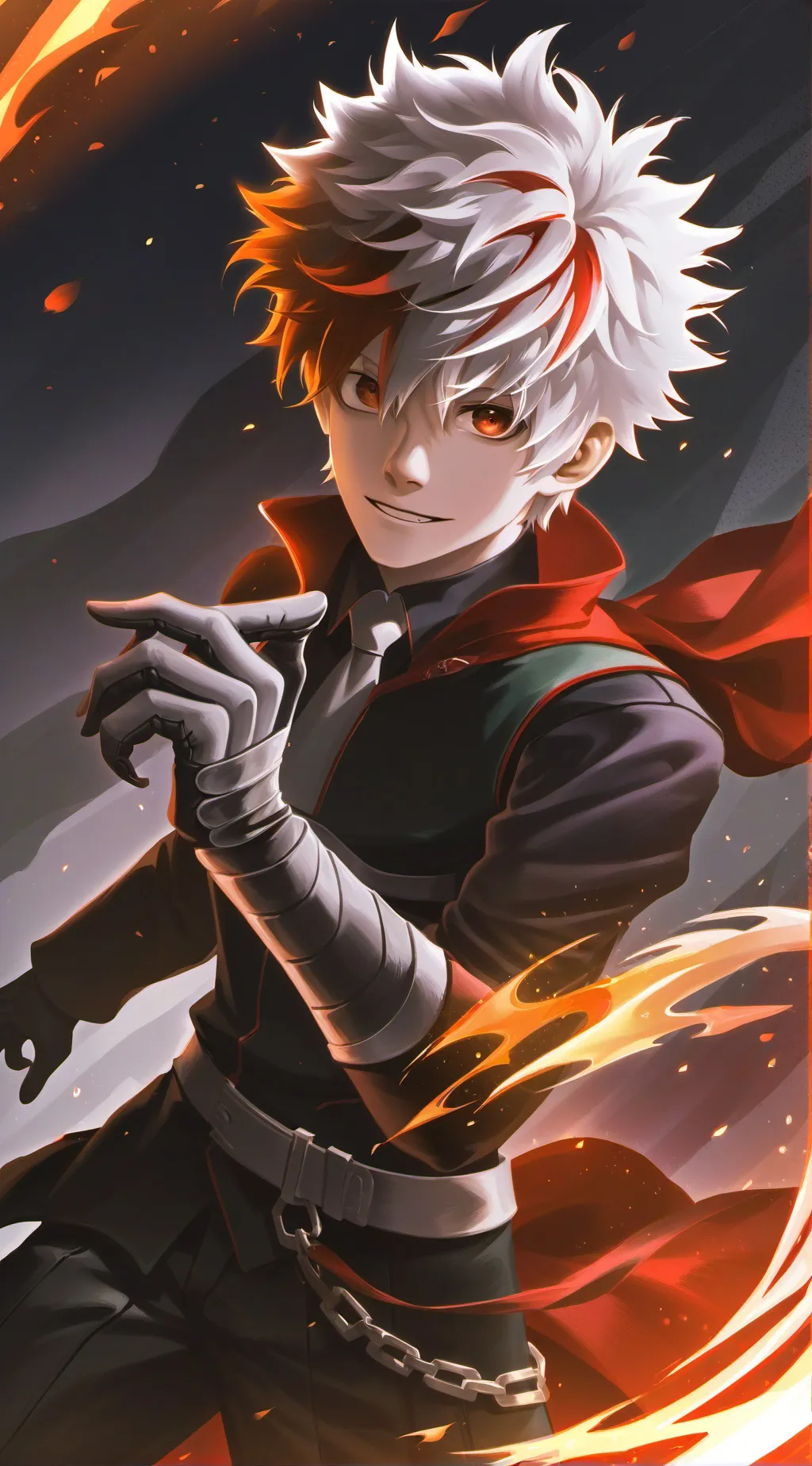 ai character: DEKU BAKUGO AND U background