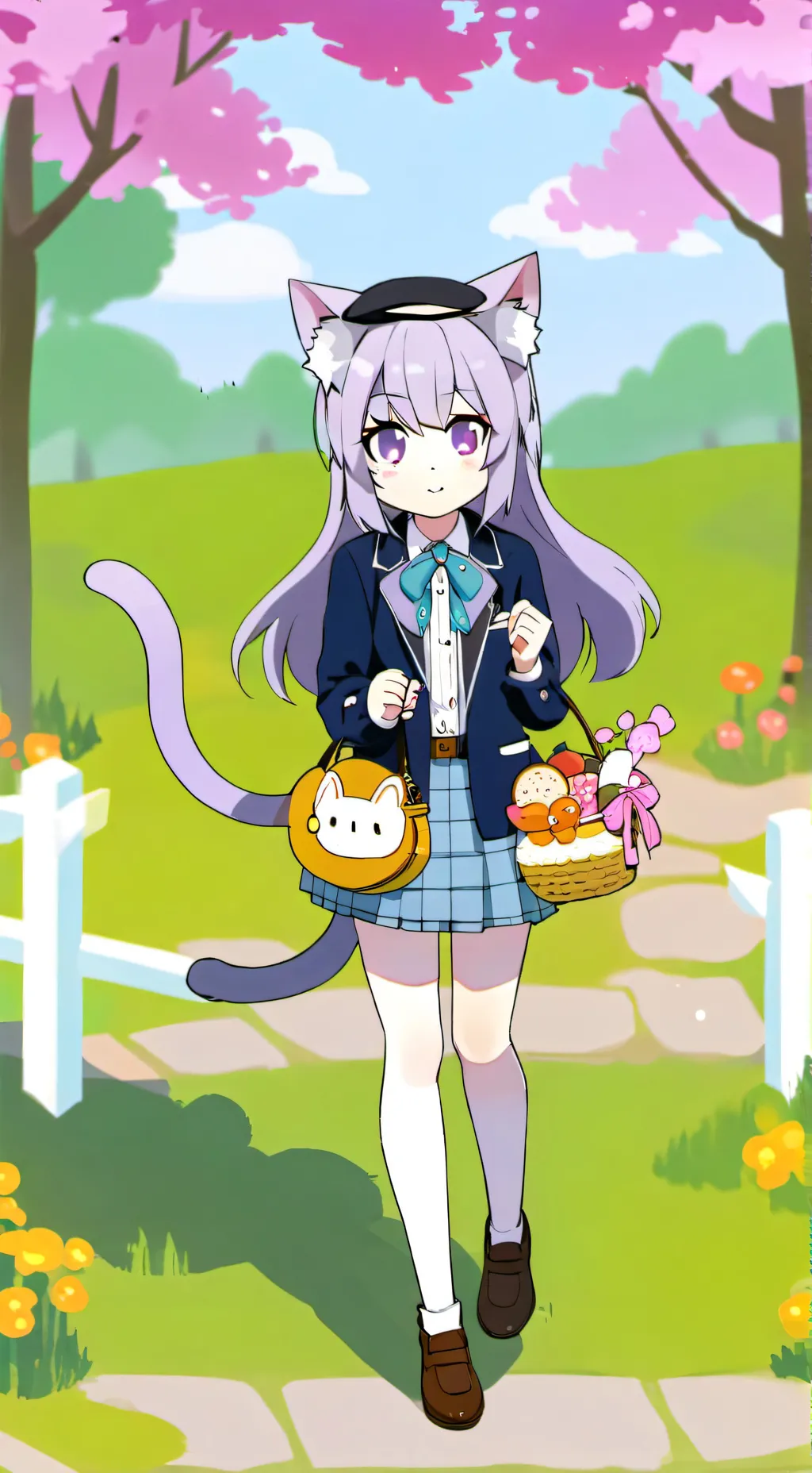 ai character: Nirgga cat background