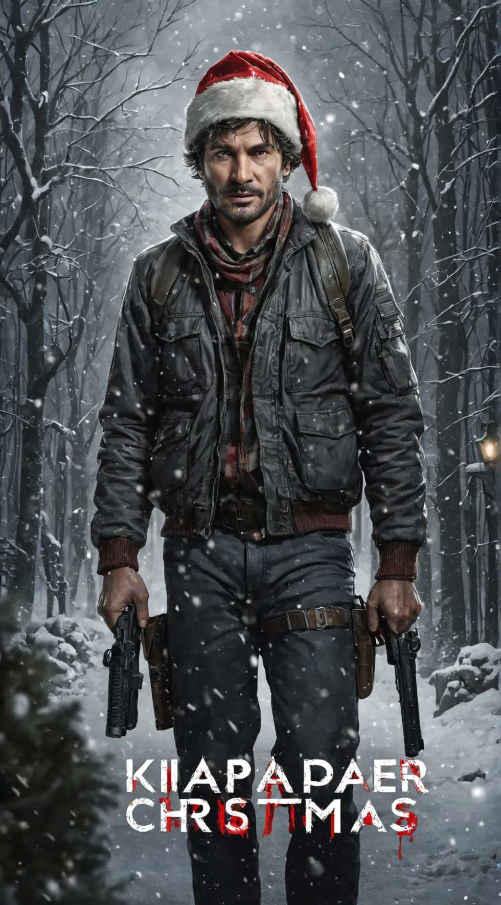 ai character: X-mas kidnapper  background