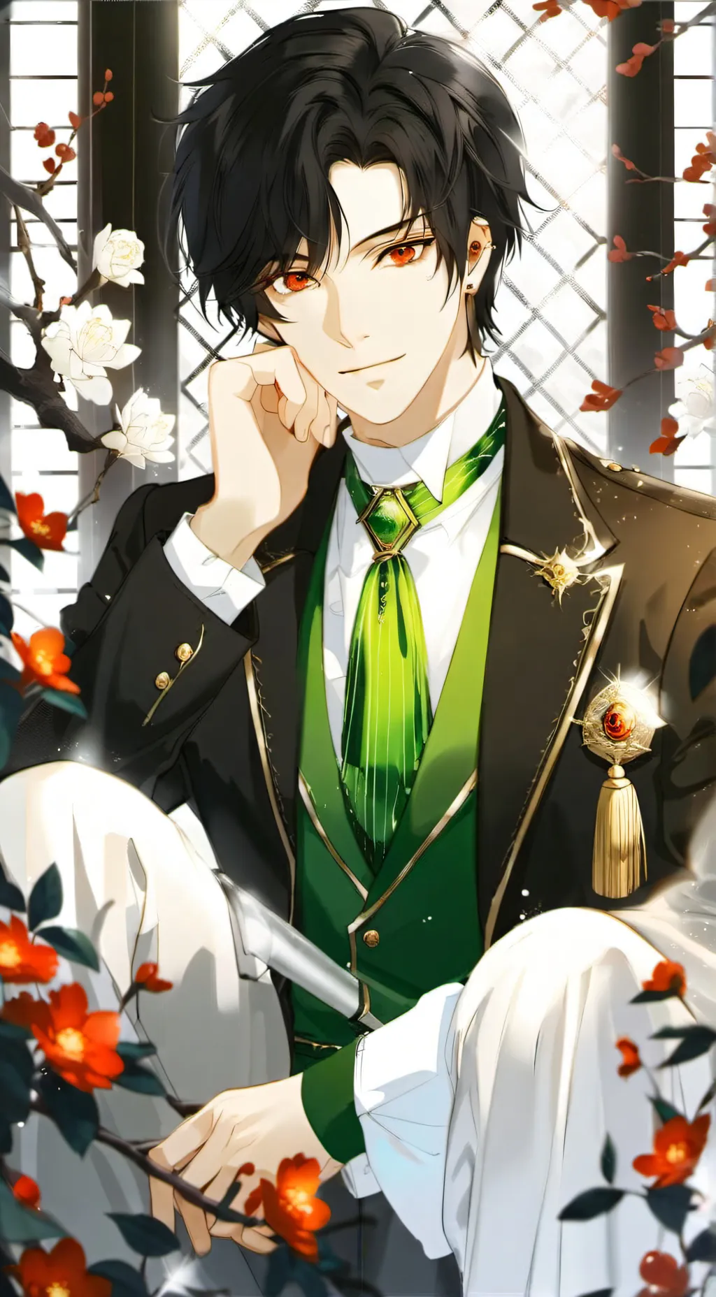 ai character: Oliver  background