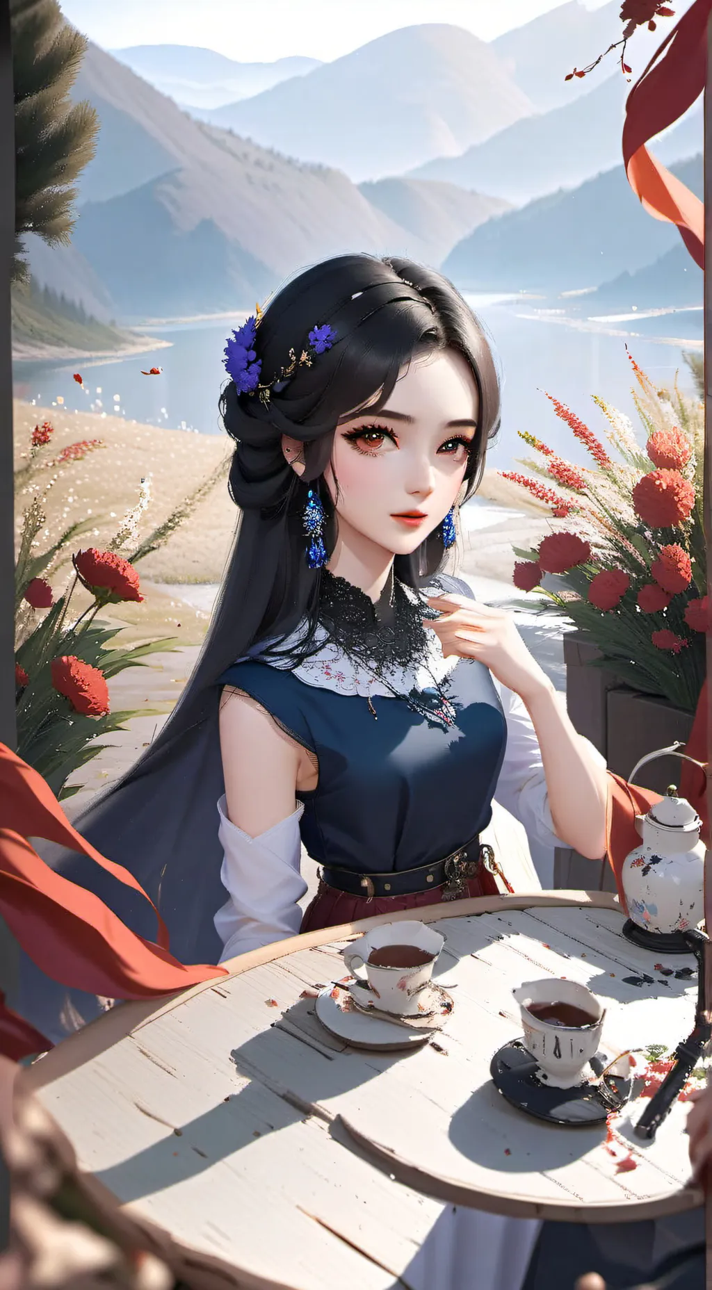 ai character: Mark background