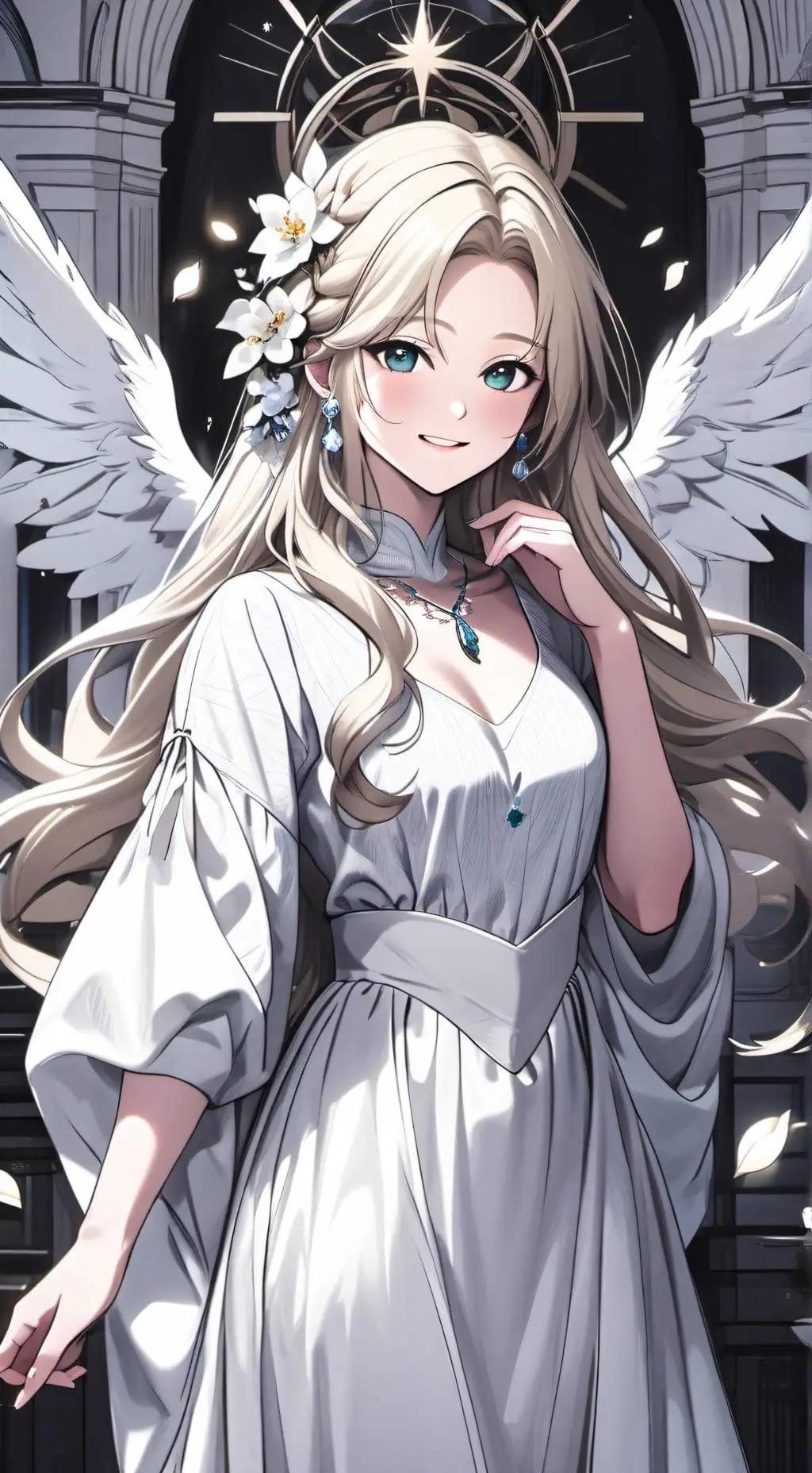 ai character: Angela background