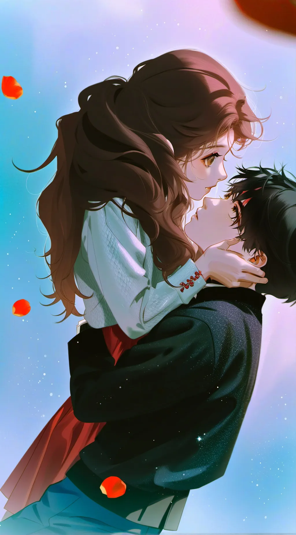 ai character: Emily and lucas background