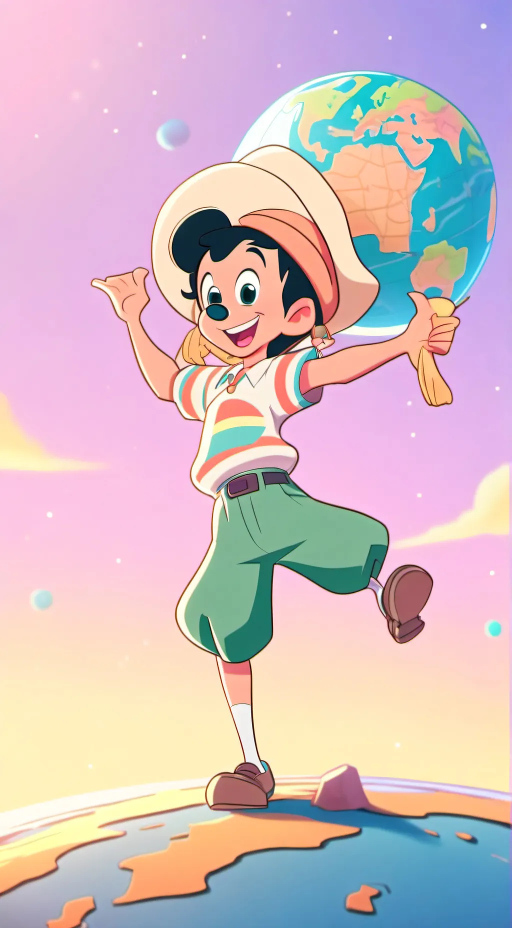 ai character: Guess the country  background