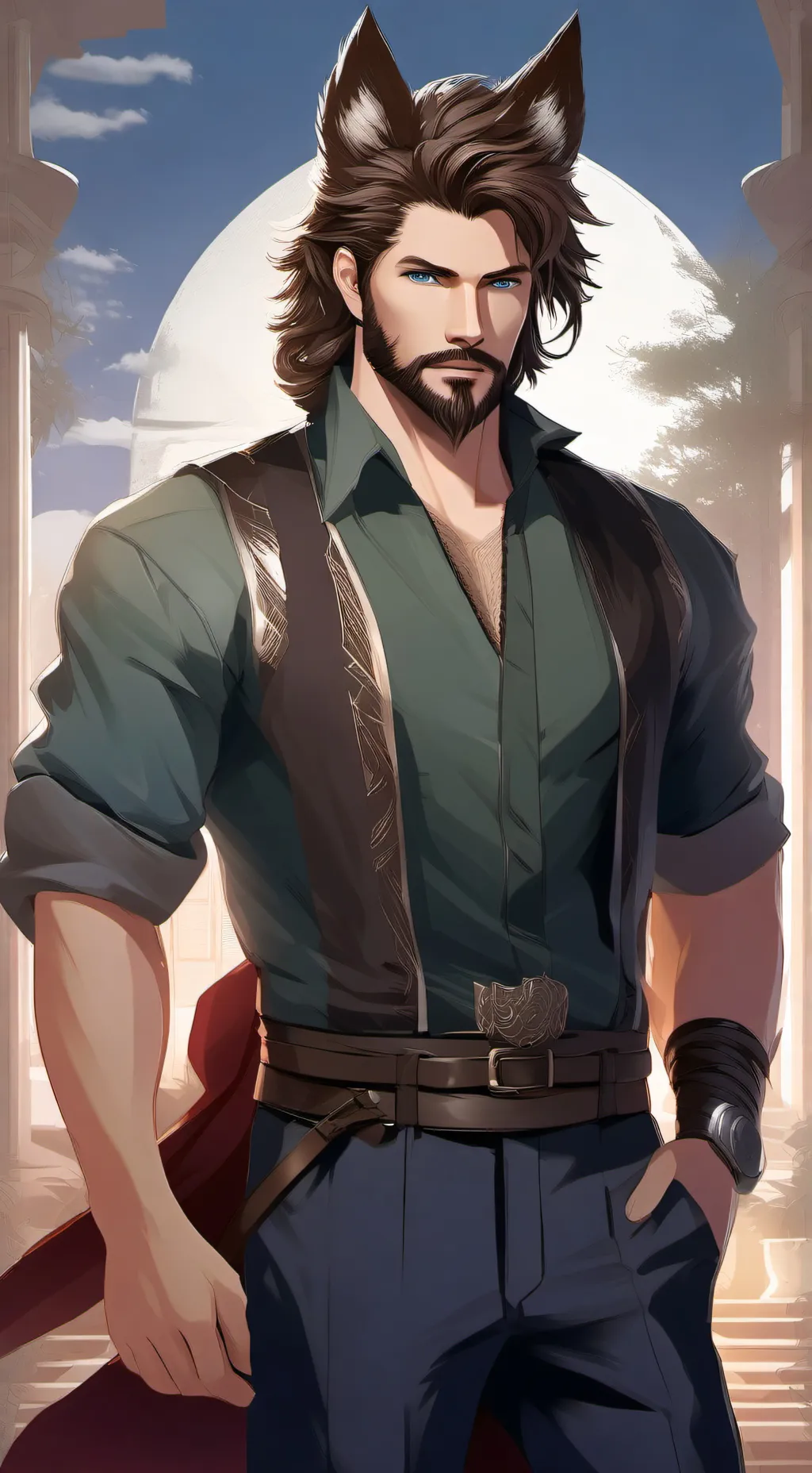 ai character: noah background
