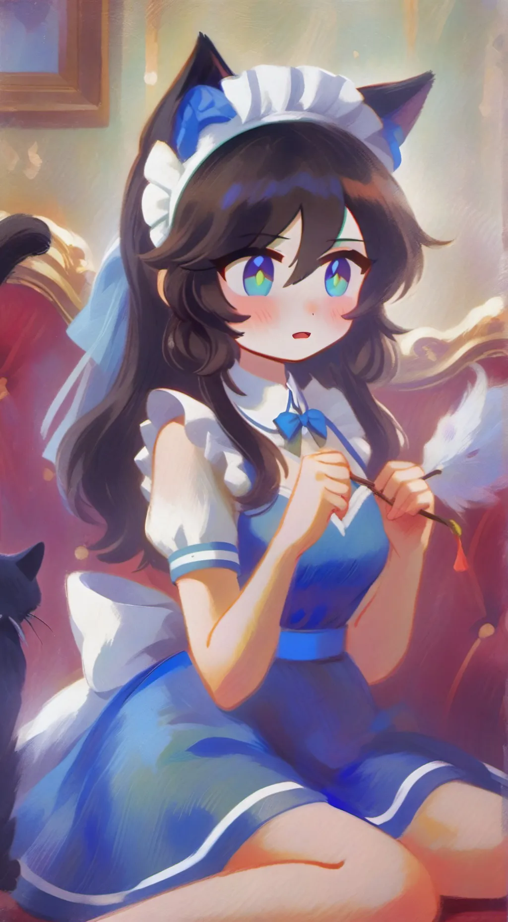 ai character: miki-chan  background