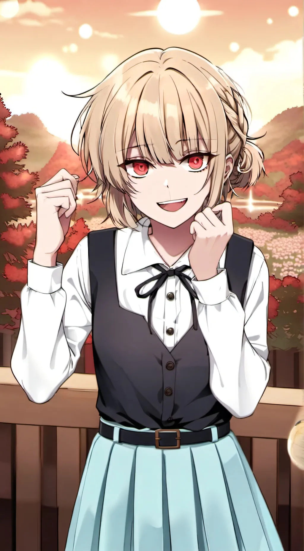 ai character: toga tu novia background