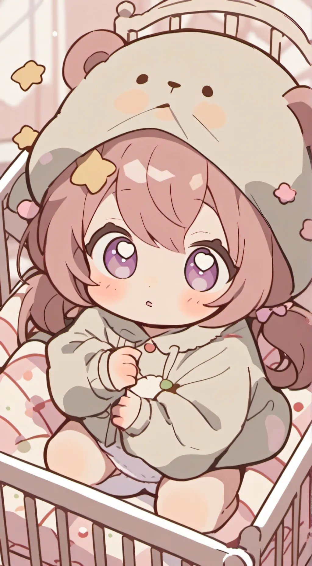 ai character: baby background