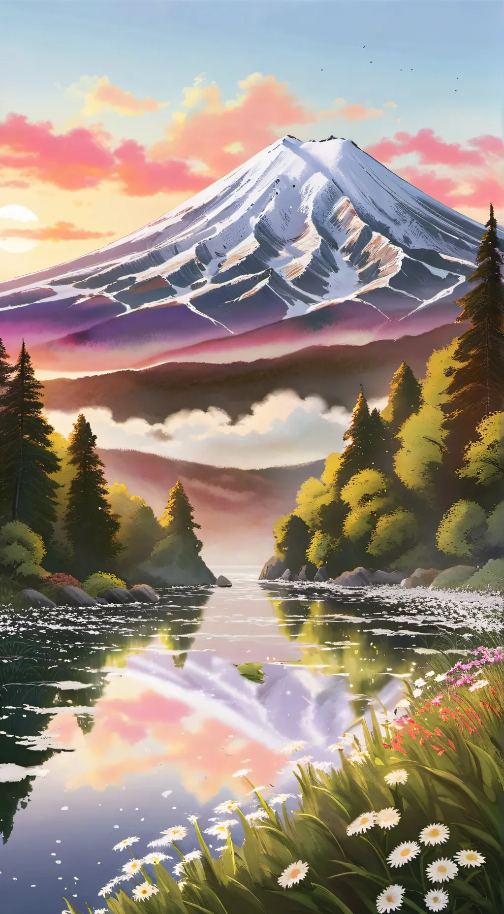 ai character: hot like lava background