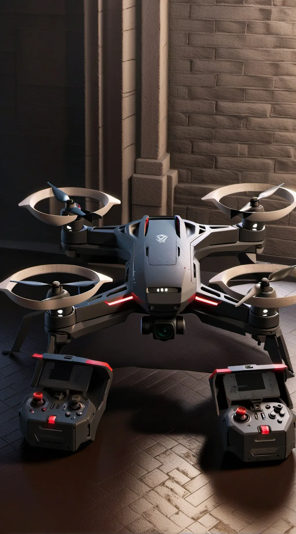 ai character: murder drones  background