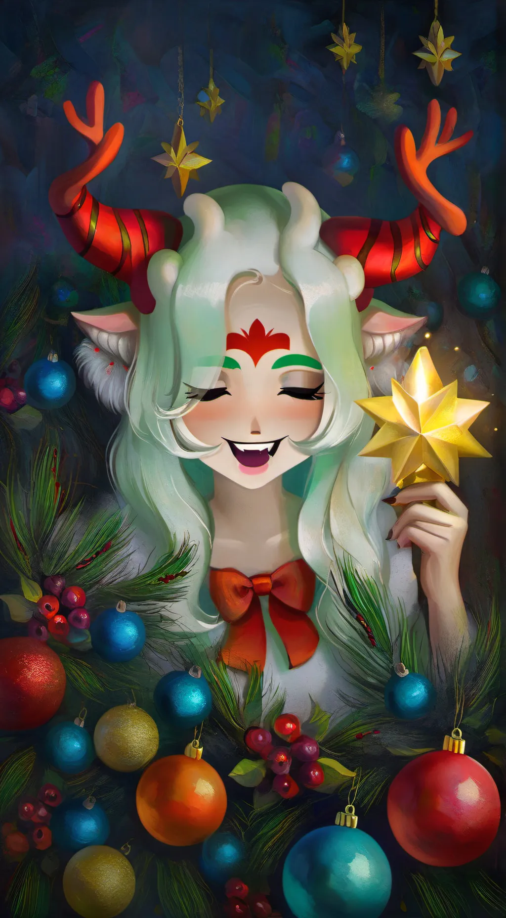 ai character: Sky background