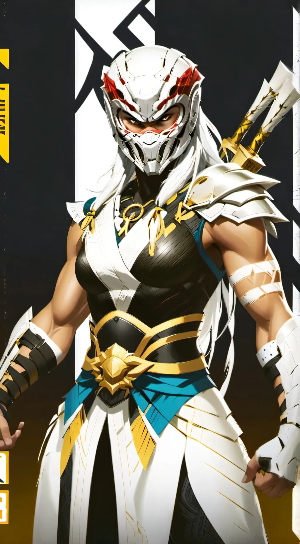 ai character: Bai Nishiuchi  background