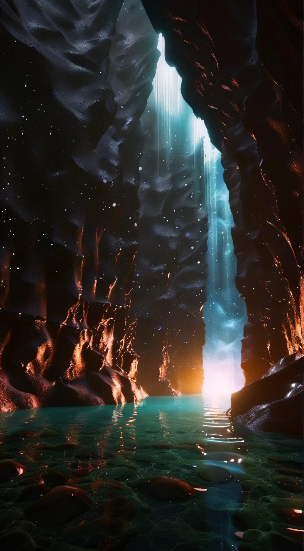 ai character: The depths. background