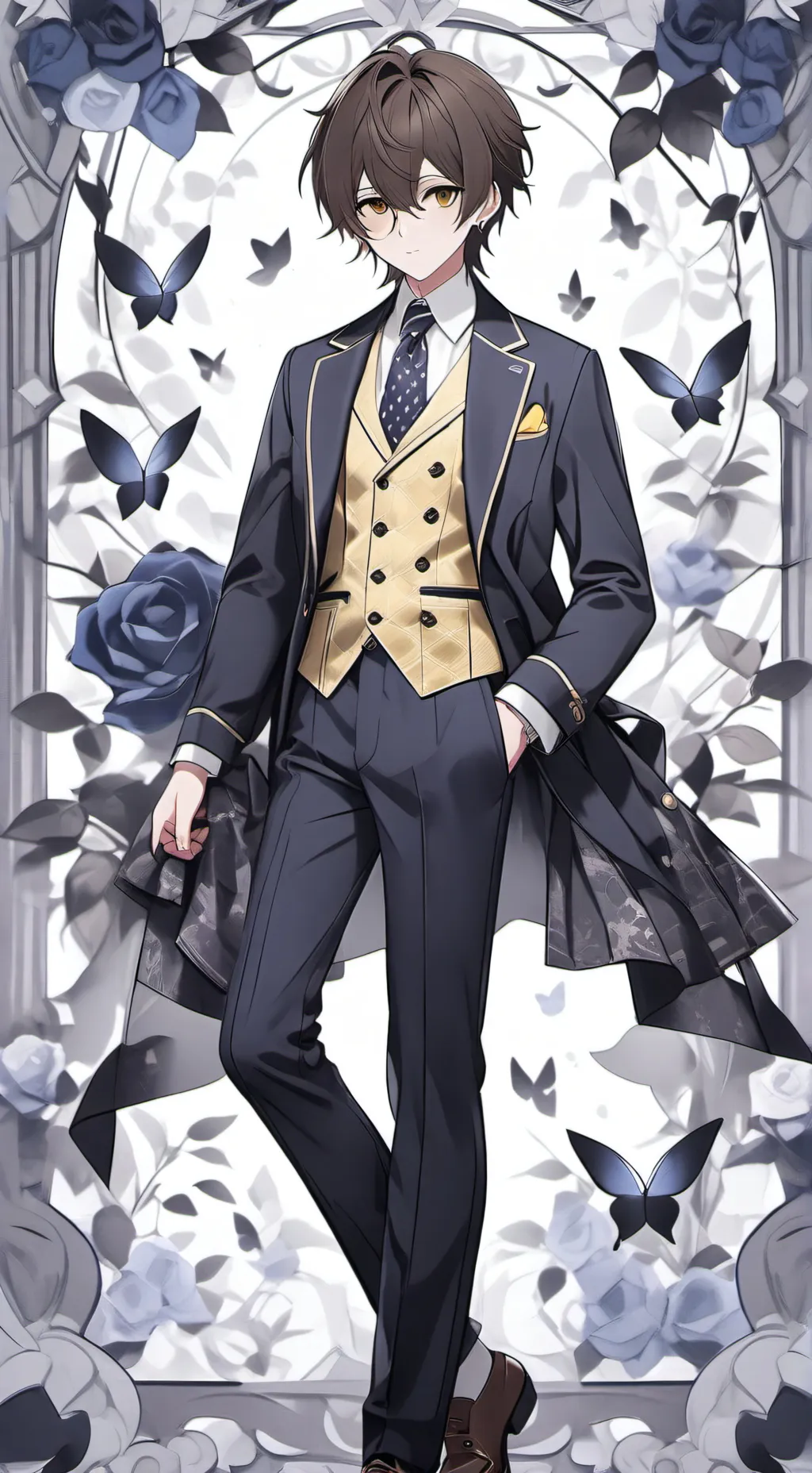 ai character: Michael Leon Afton background