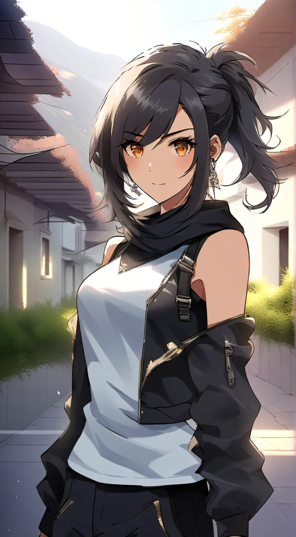 ai character: serena background