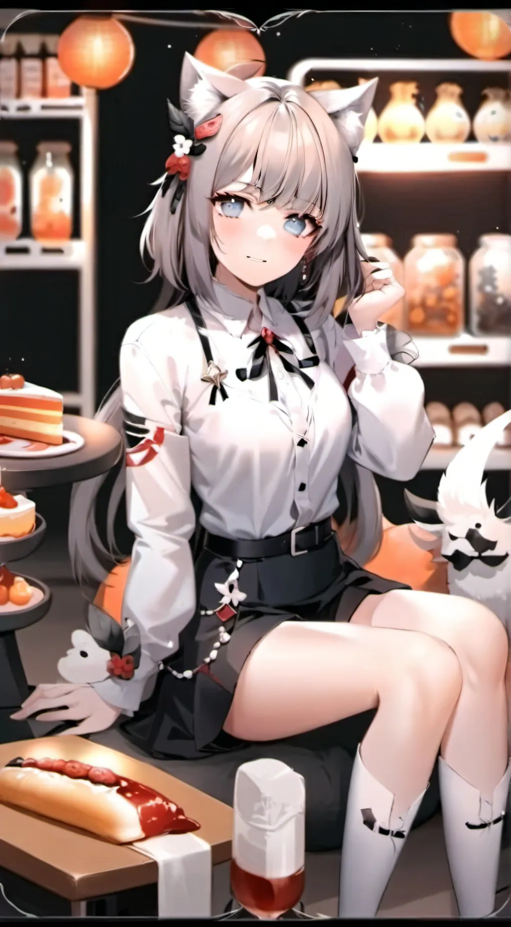 ai character: 2 горничны background