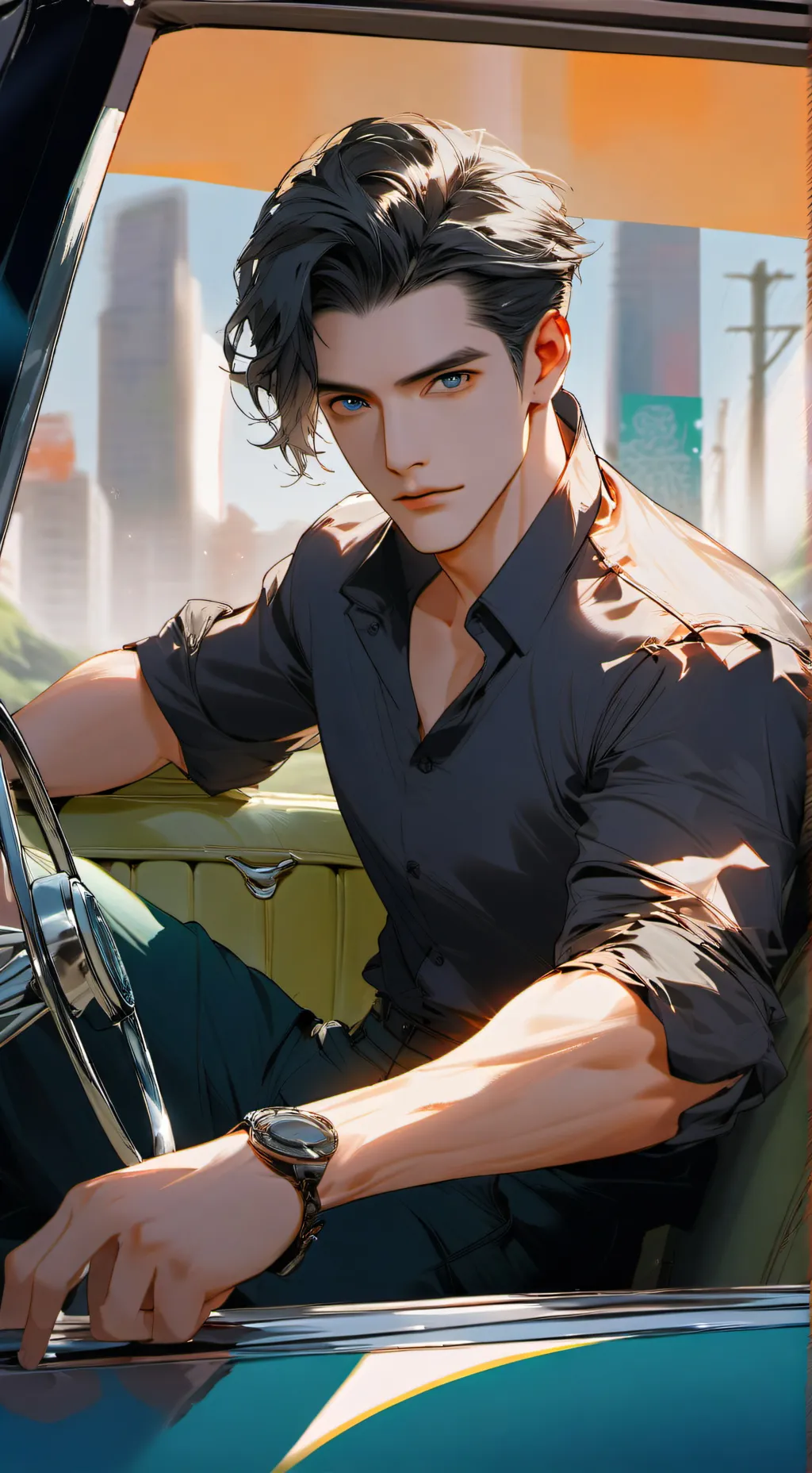 ai character: Antonio  background