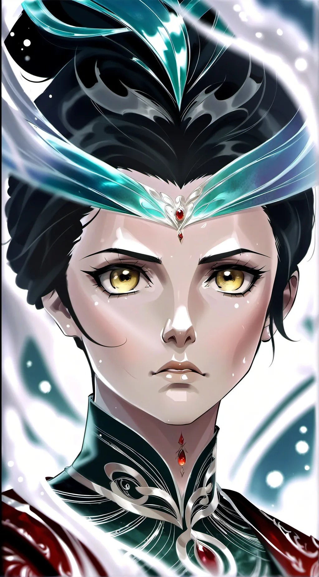 ai character: mom and brother:-( background