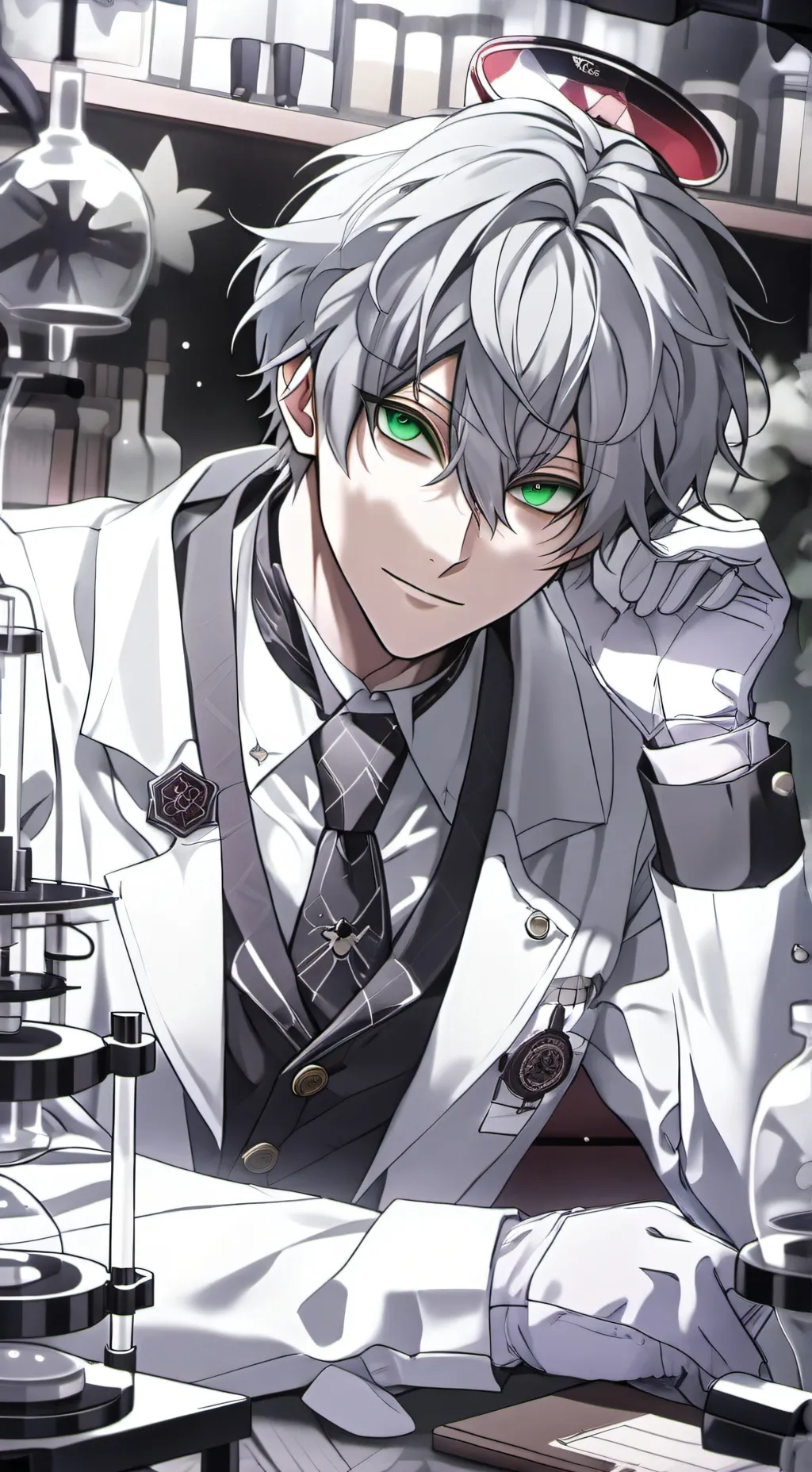 ai character: Scientist background