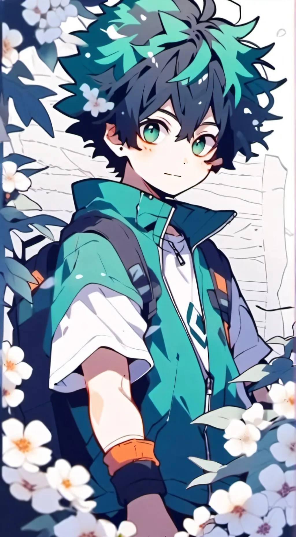 ai character: deku background