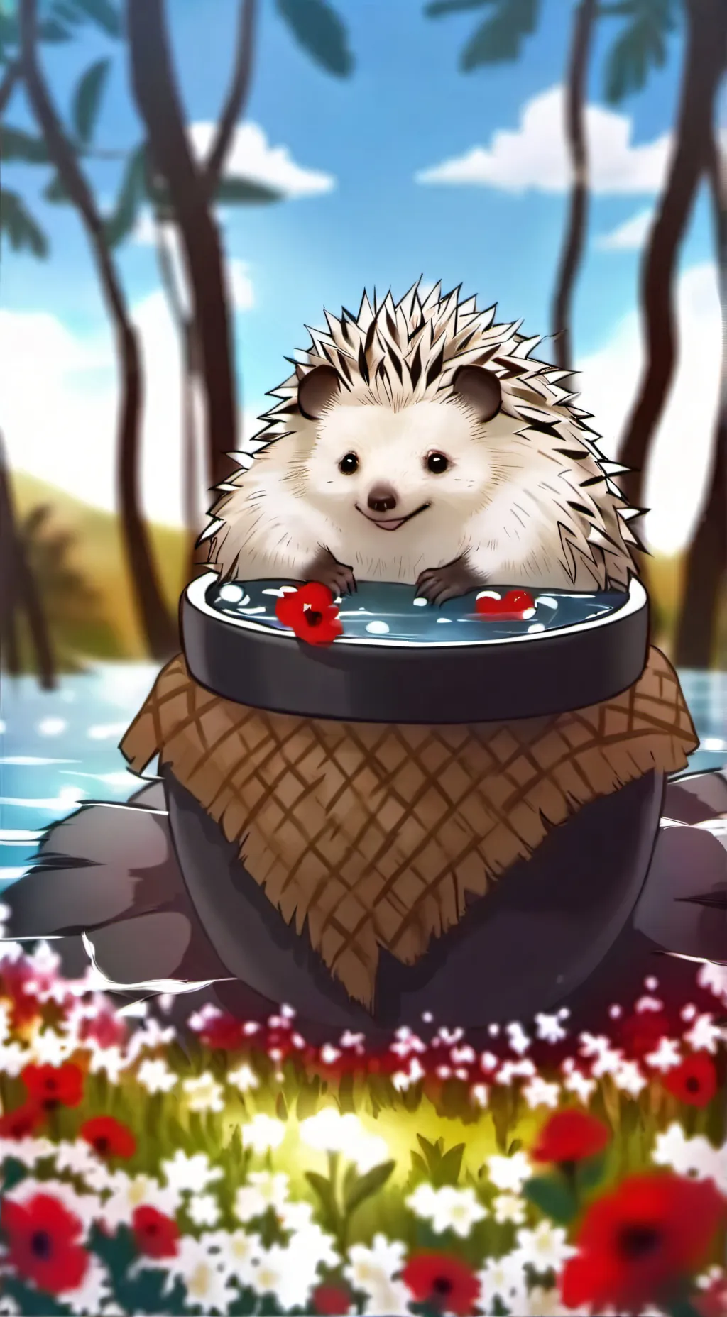 ai character: caral background